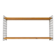 Wall Shelf with 2 Shelves - Pilastro / Tomado Style