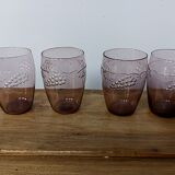 Set of 4 water glasses