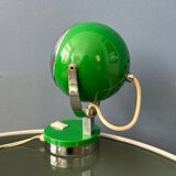Vintage green space age eyeball table lamp