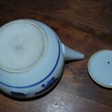 Old Chinese white and blue porcelain teapot