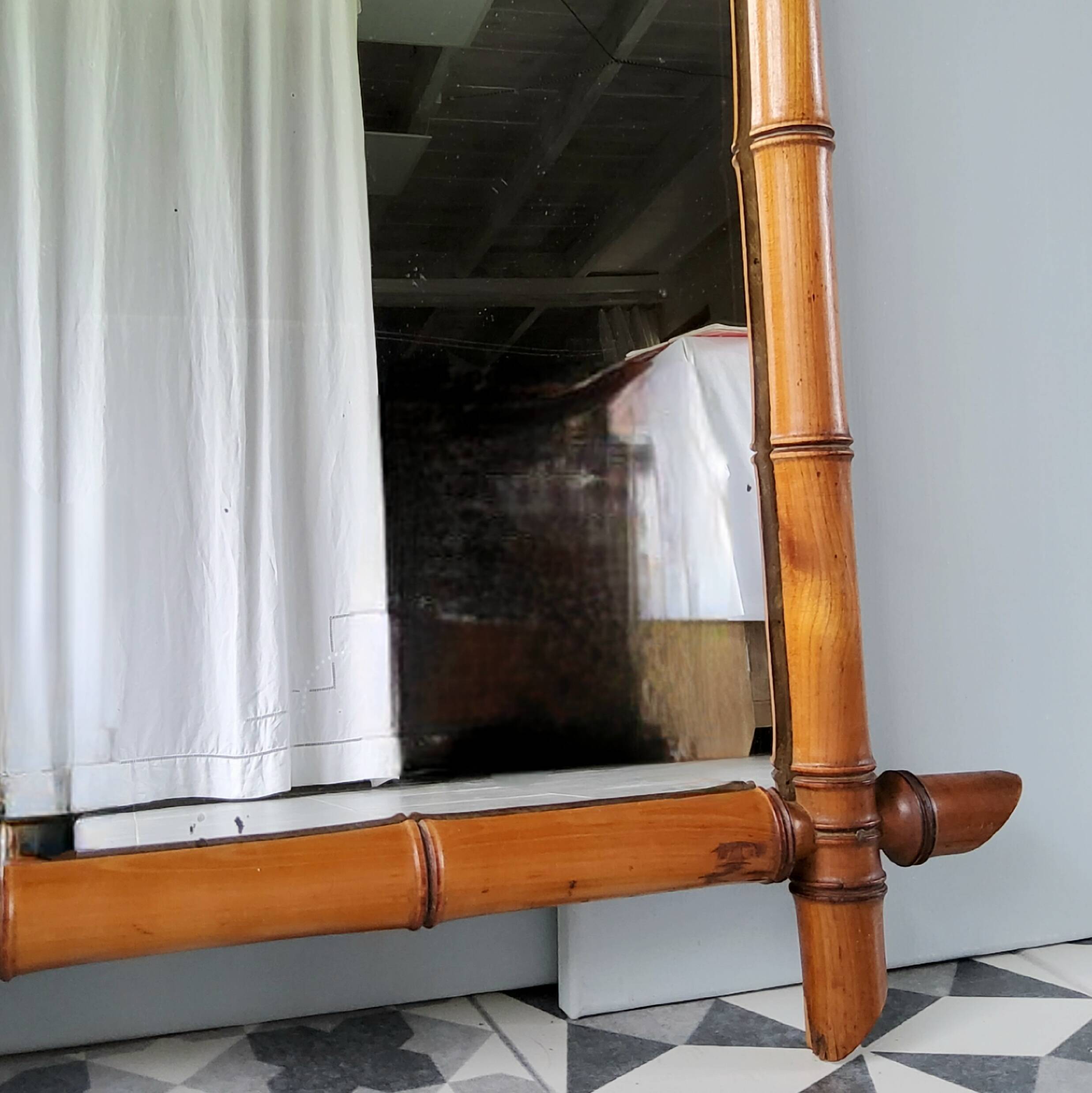 Bamboo mirror