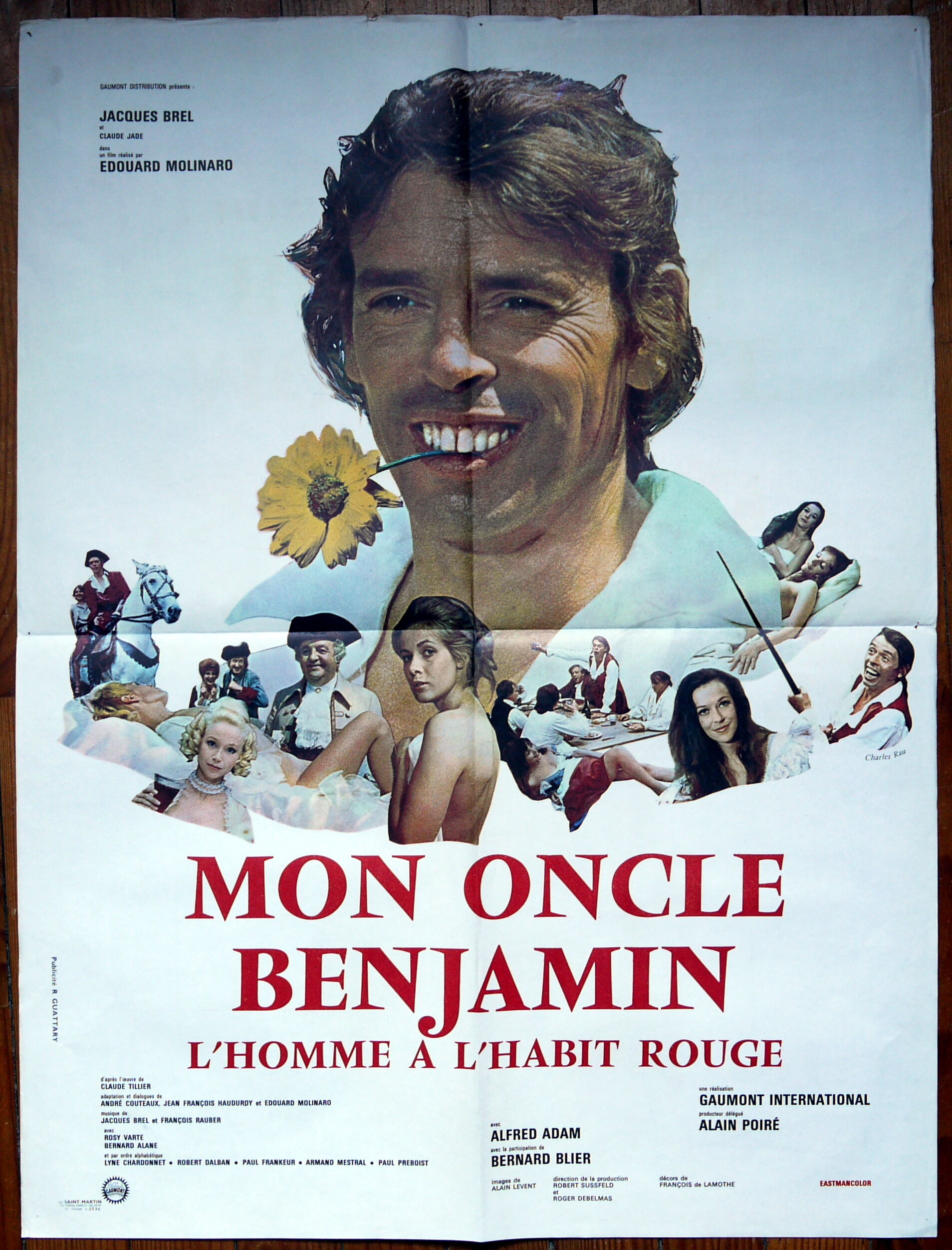My uncle benjamin  poster, Jacques Brel