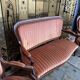 Salon complet Louis Philippe banquette et paire de fauteuils