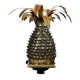 Pineapple-shaped lamp. in the "jansen of the 70s" style in metal.