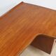 Scandinavian "boomerang" free-form desk in teak - 1960s