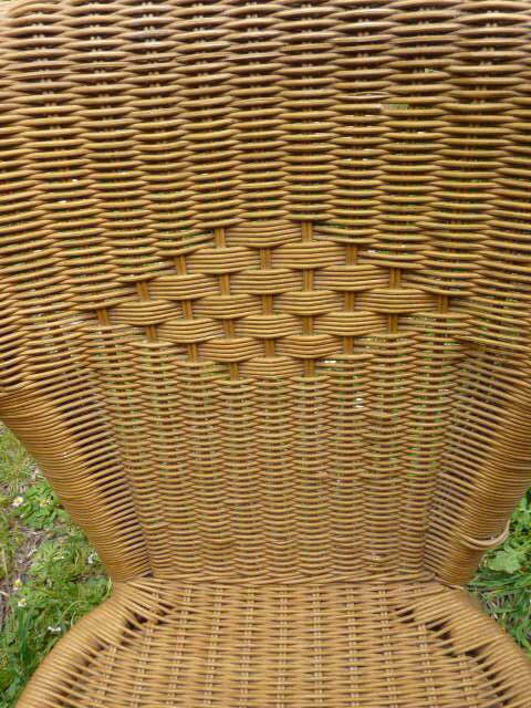 60s wicker chair