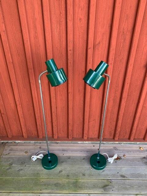 Paire de lampadaires / projecteurs - suède années 60/70