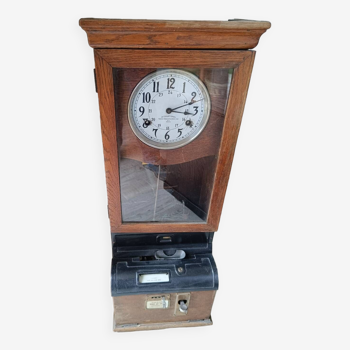 Horloge pointeuse années 30