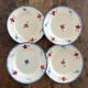 4 earthenware dessert plates “Mary Lou” Digoin Sarreguemines