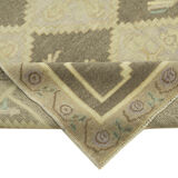 1970s handwoven antique anatolian beige rug 144 cm x 244 cm
