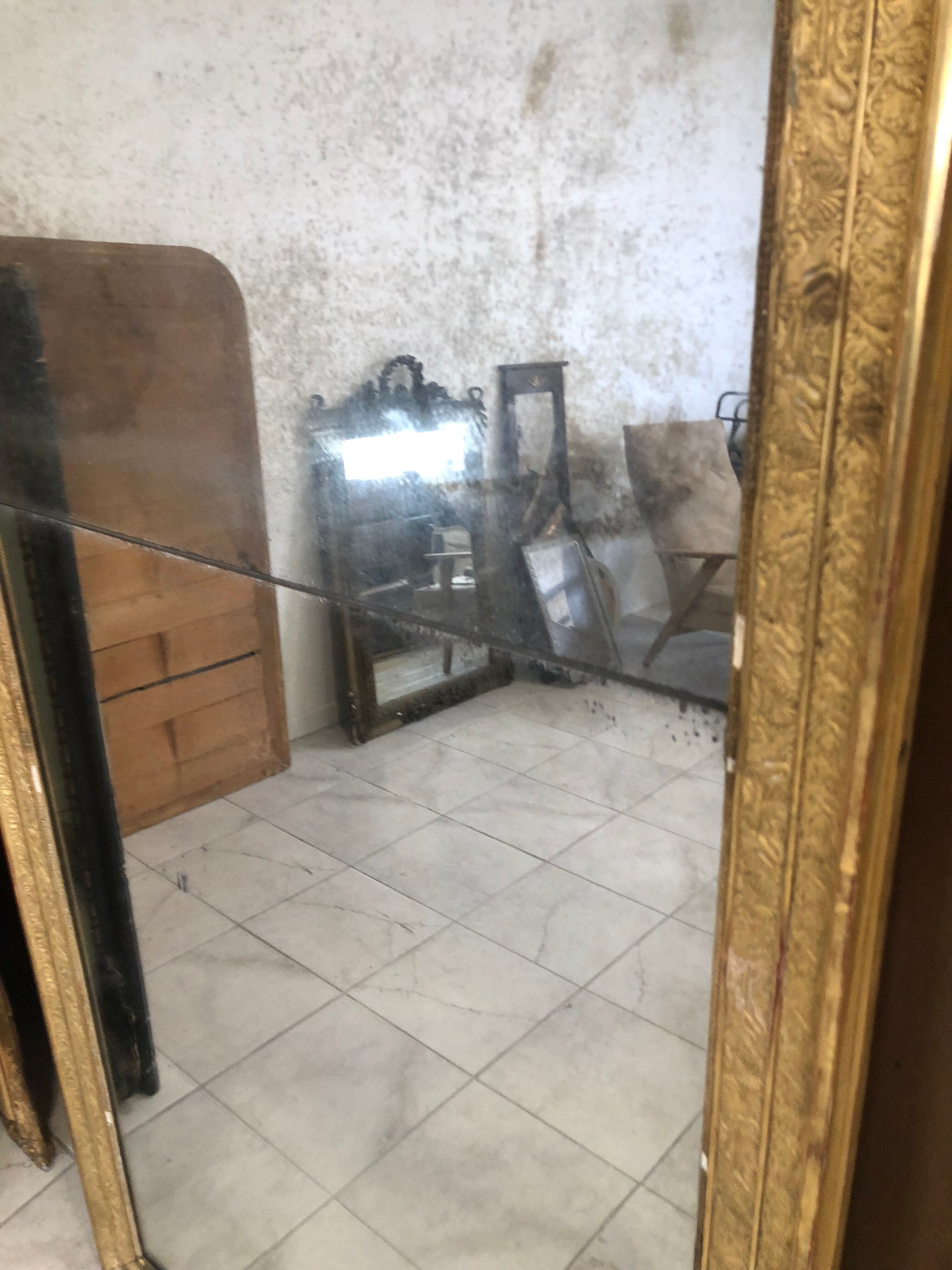 Antique mirror Toulouse 177 by 95 cm