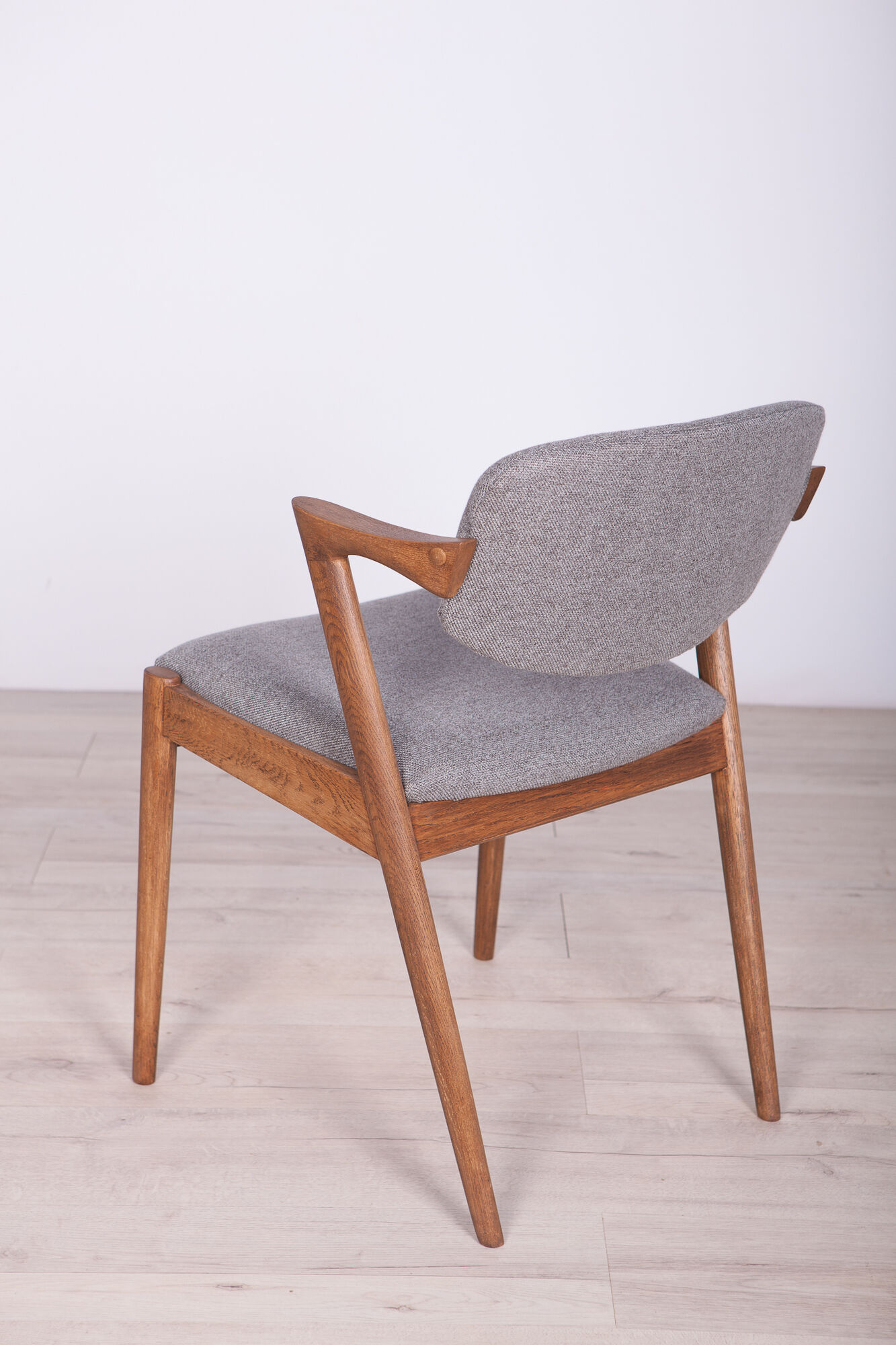 Model 42 oak dining chairs by Kai Kristiansen for Schou Andersen, 1960s, set of 4