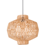 Wicker pendant light