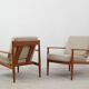 Model 118 armchairs by Grete Jalk for France & Søn, Denmark 1960’s.