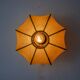 “Cocoon” wall lamp, resin and pine, Italy, 1970