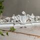 Enamelled cast iron pediment