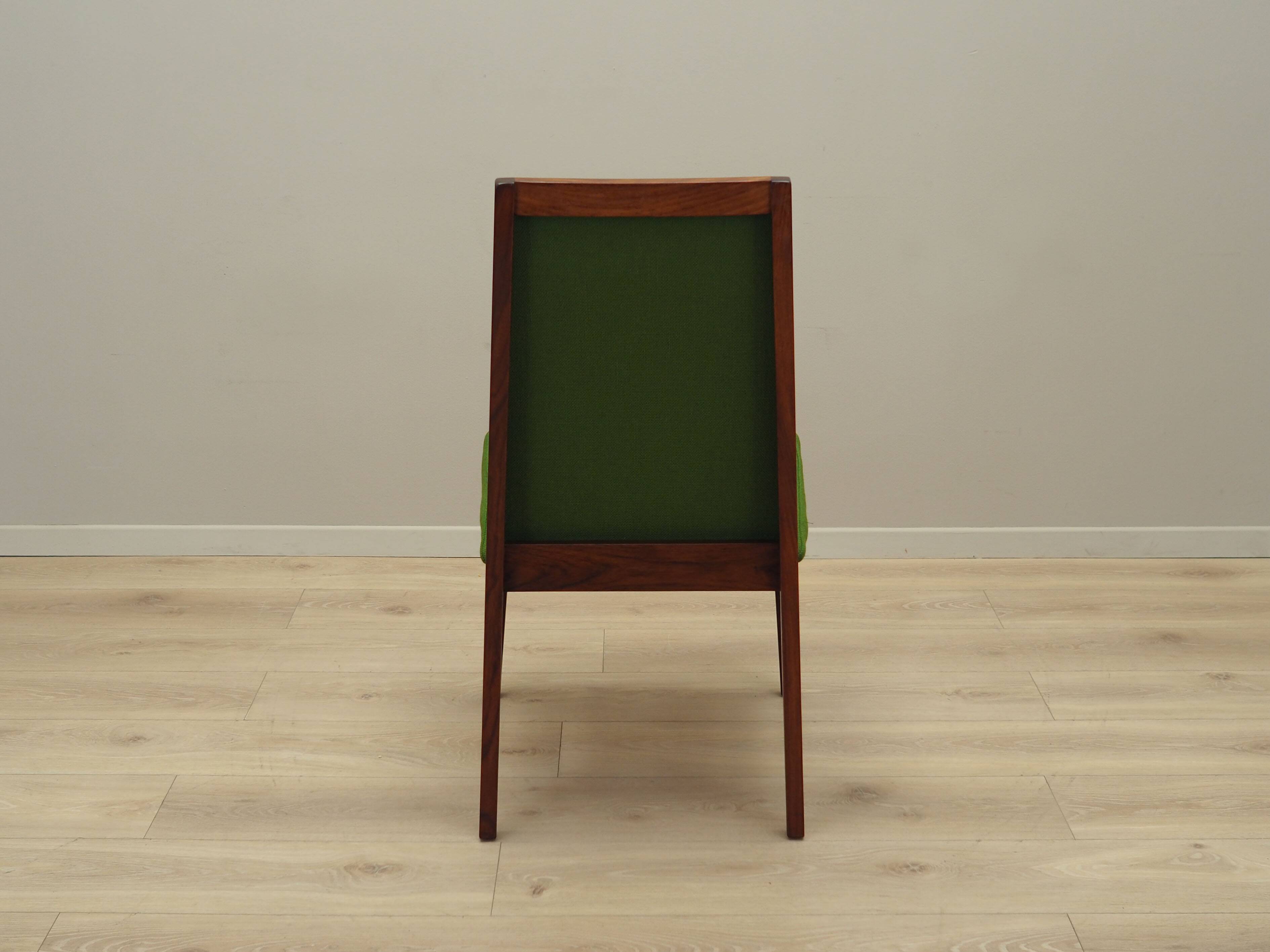 Ensemble de quatre chaises en palissandre, design danois, années 1970, éditeur : Dyrlund