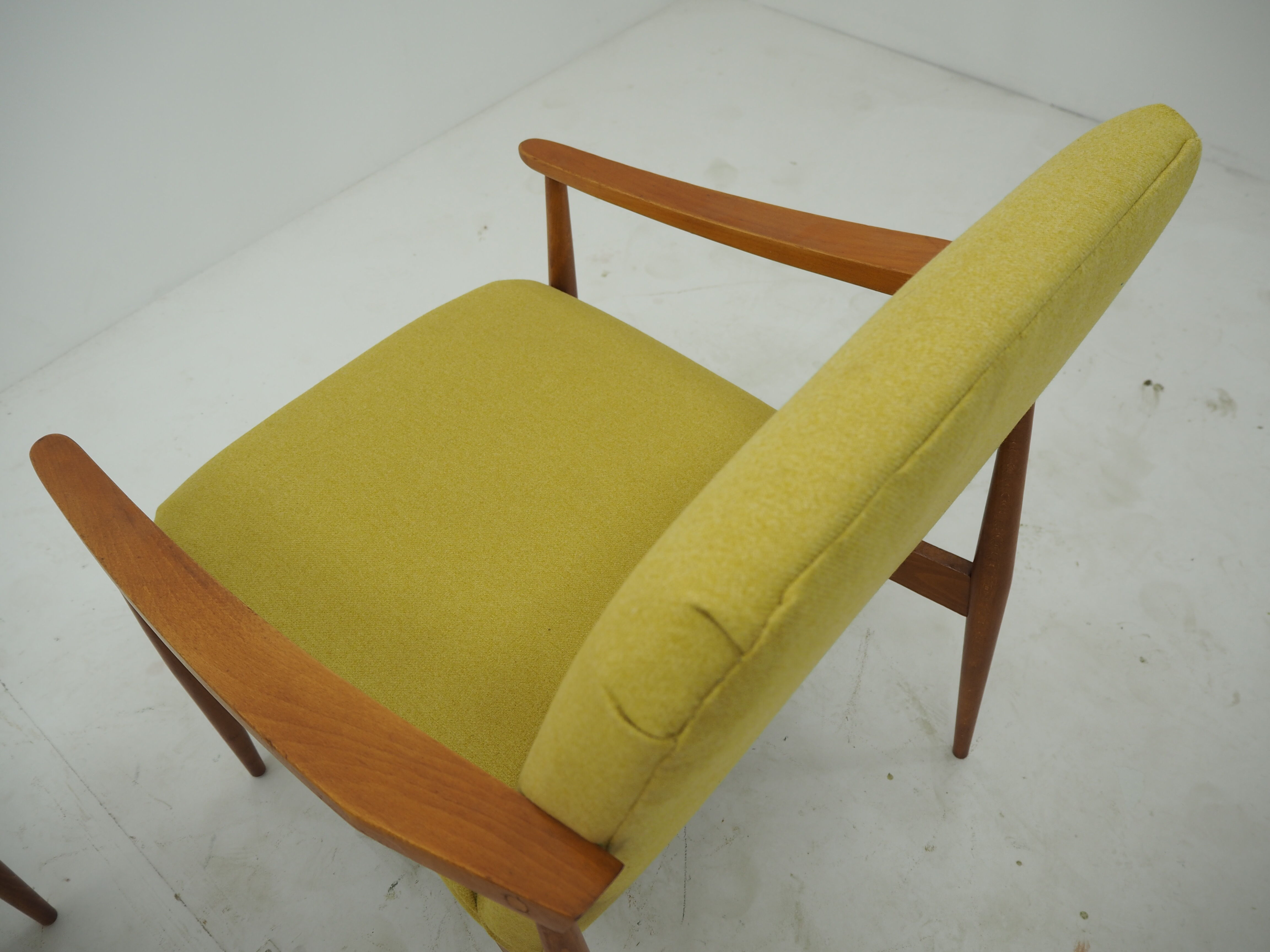 1960s Pair of Midcentury Armchairs, Czechoslovakia-