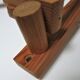 Paire d'appliques bois extensibles design scandinave vintage