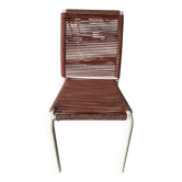 Chaise enfant scoubidou vintage 60’/70’