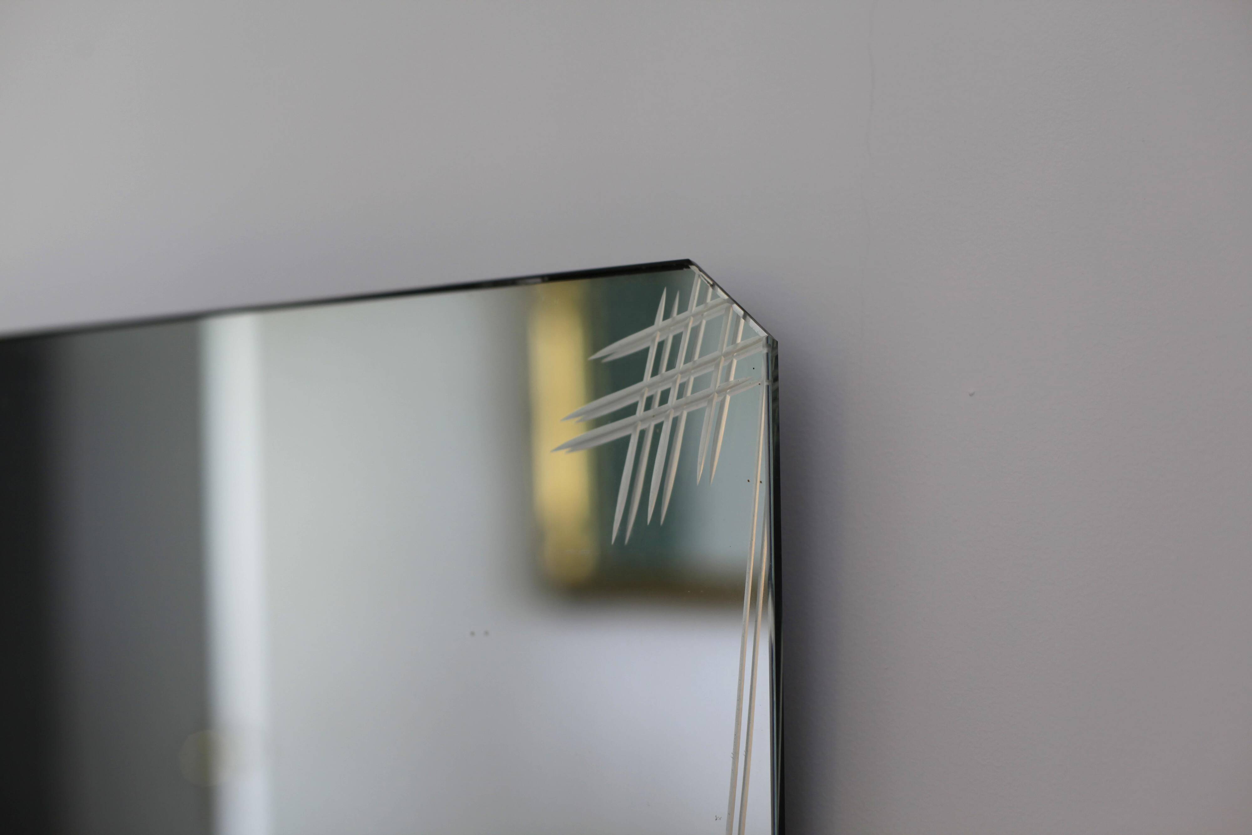 Rectangular beveled mirror 60x42