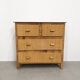 Vintage rattan commode in Riviera style, 1970s.
