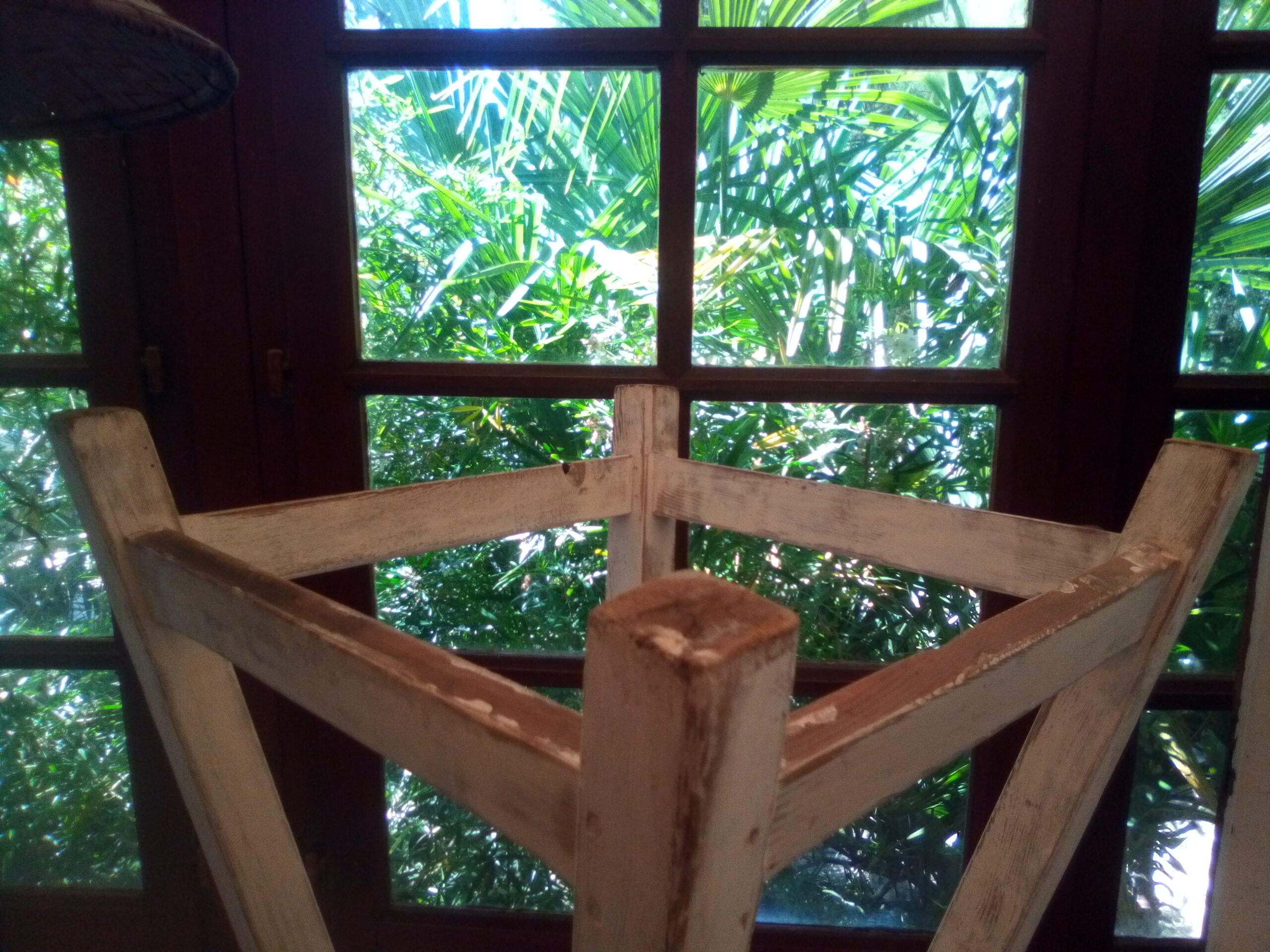 Wooden workshop top stool