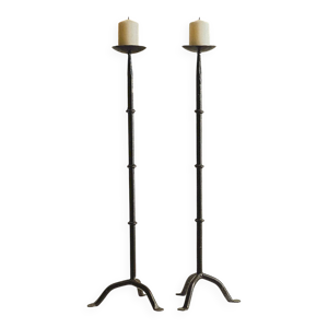 Paire chandelier - fonte