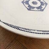 New Givors pottery cake tray, model "Andréa"