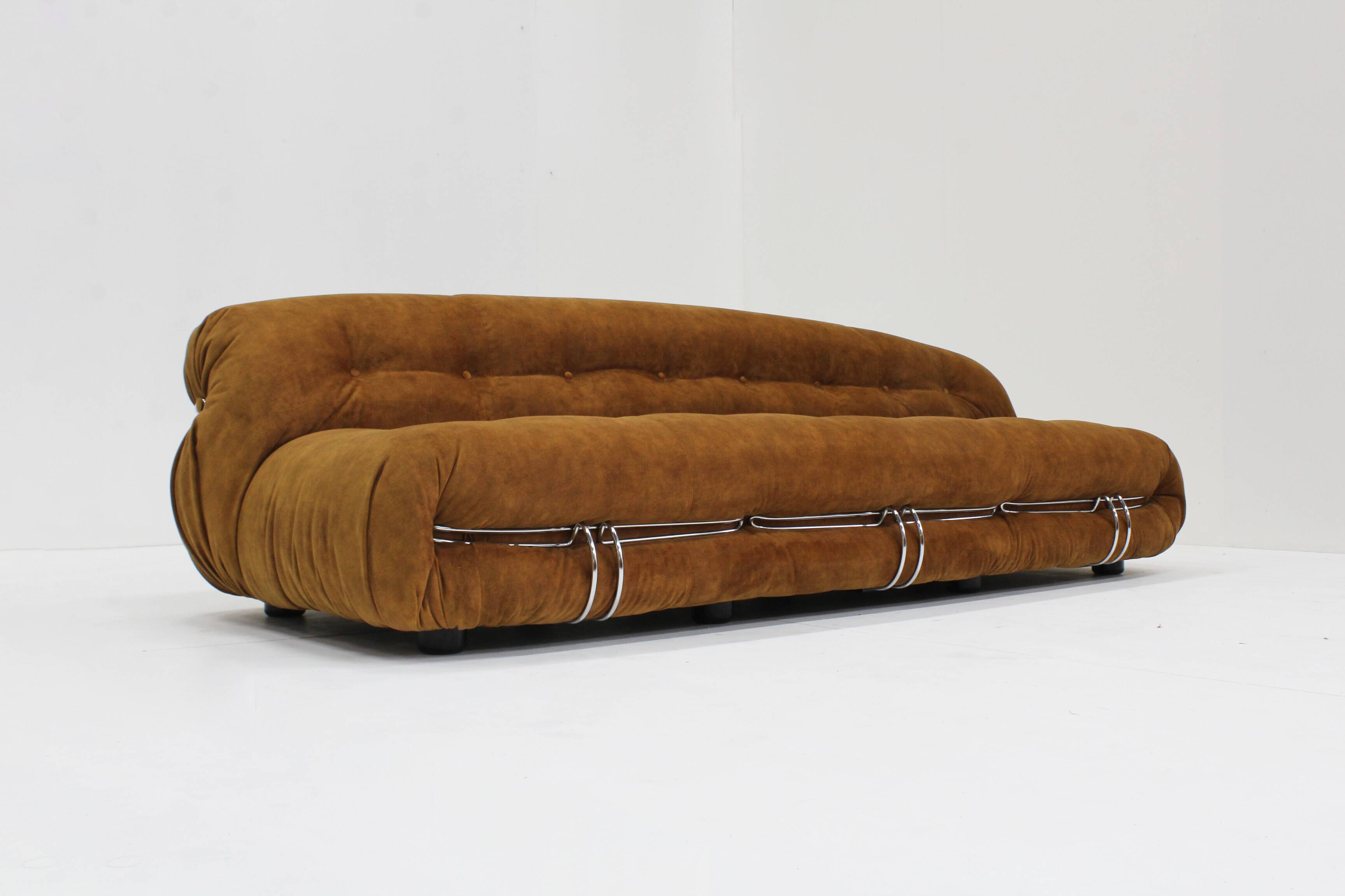 Vintage Soriana Sofa by Afra and Tobia Scarpa for Cassina 1970s