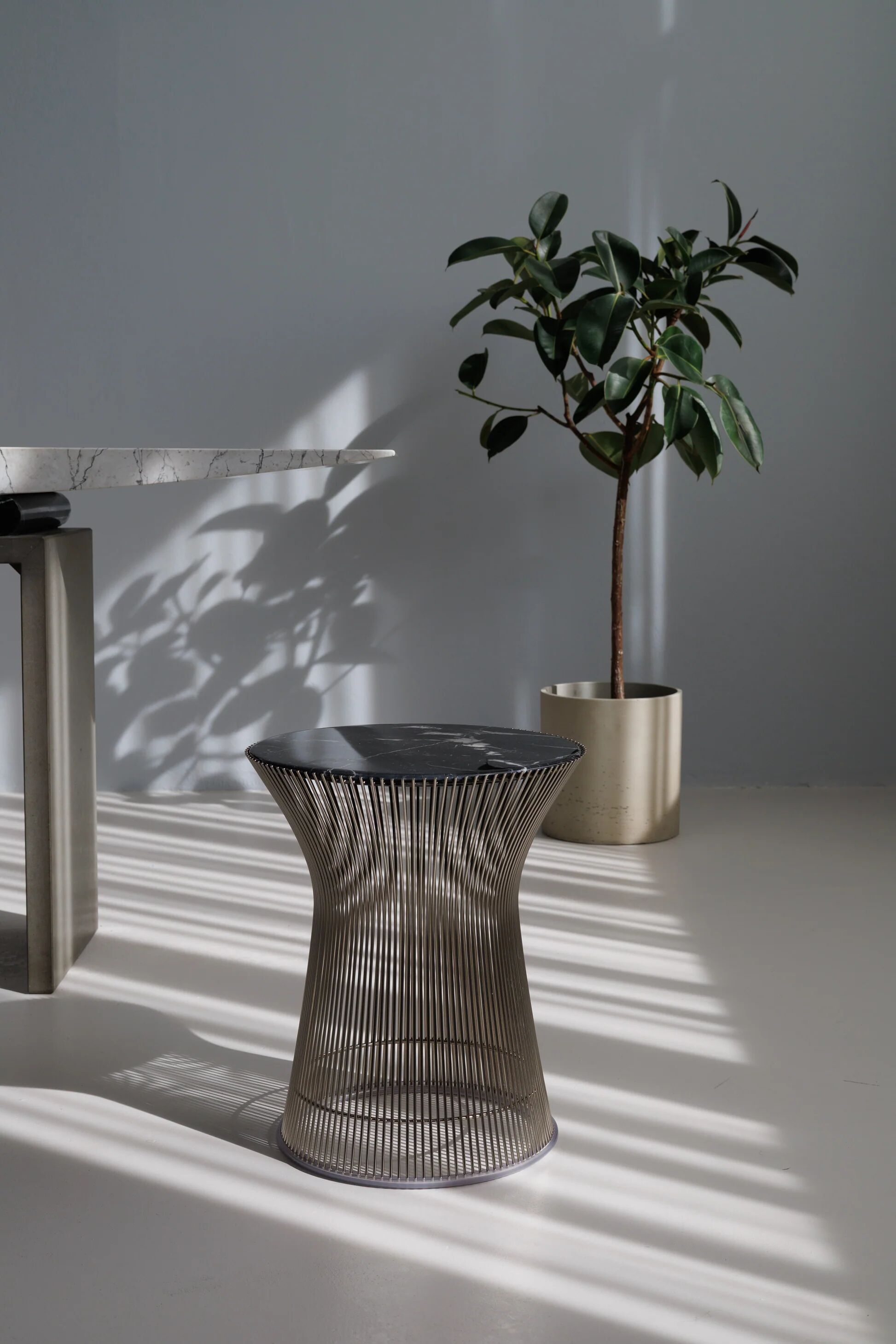 Platner side table designed by Warren Platner for Knoll