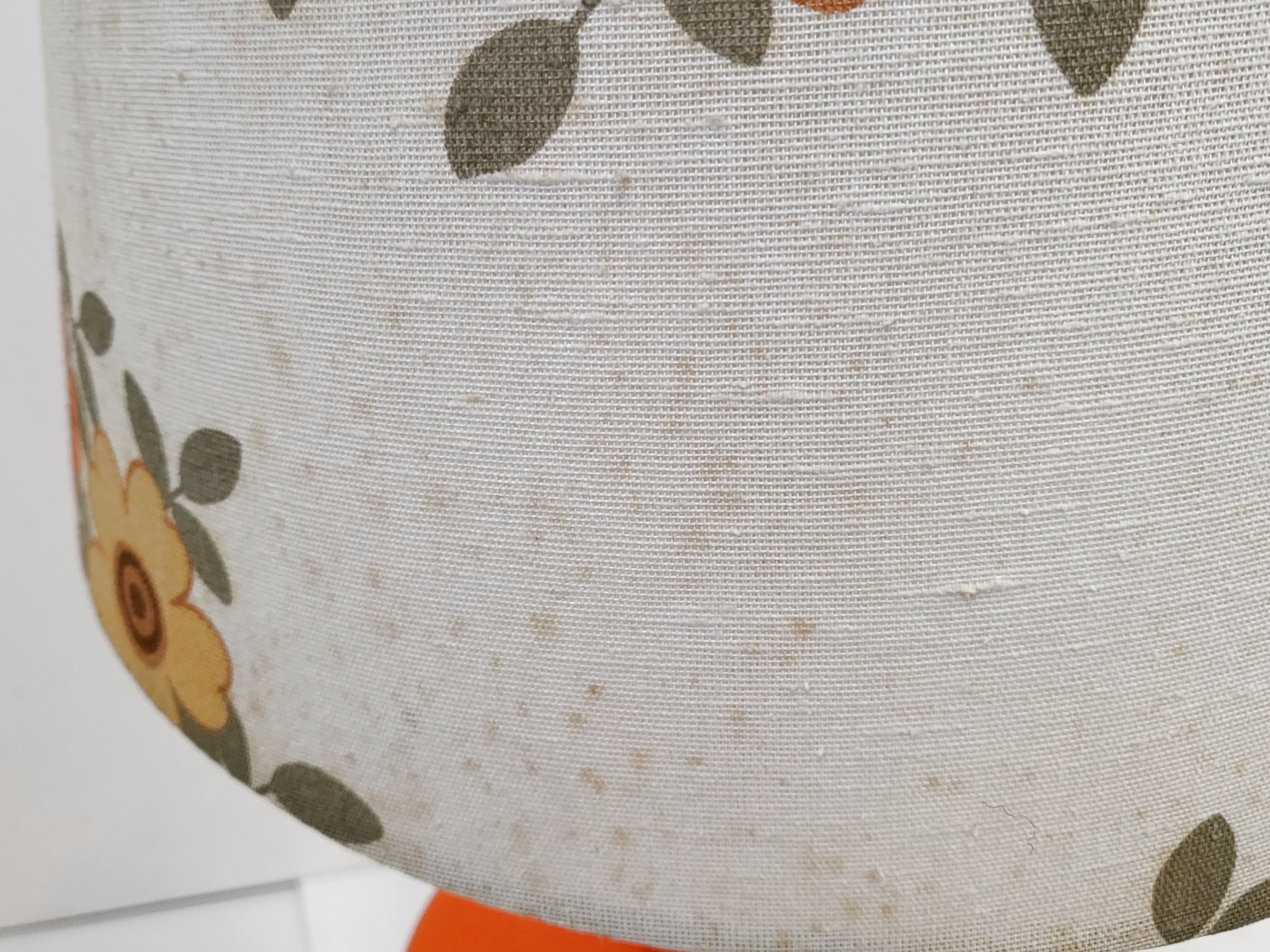 Vintage floor lamp 1970 flower power