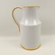 Ceramic jug deco fruit and multicolored leaves 25 cm