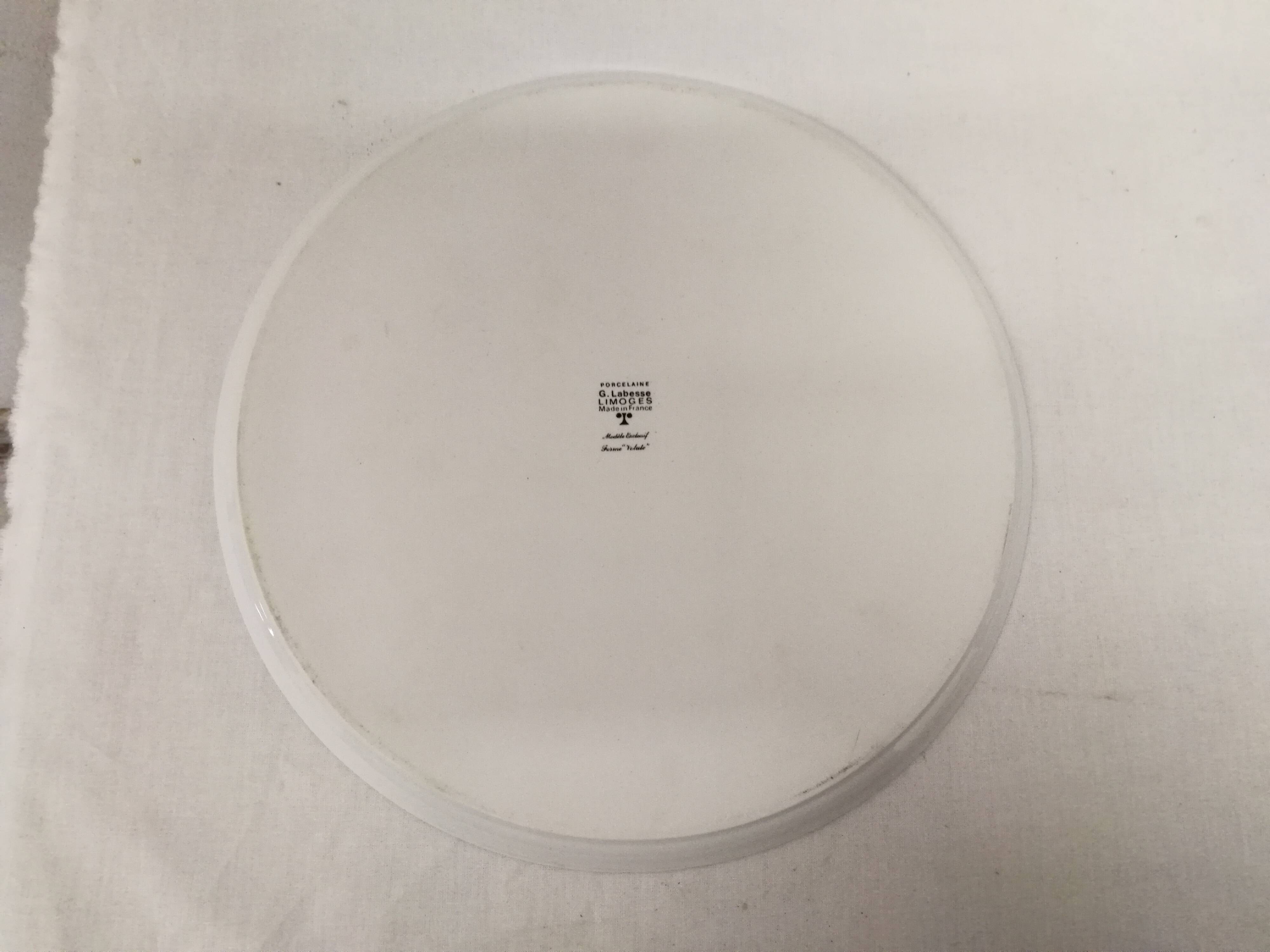 Pie Dish, Limoges Porcelain Dish G. Labesse