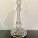 Molded glass candle holder