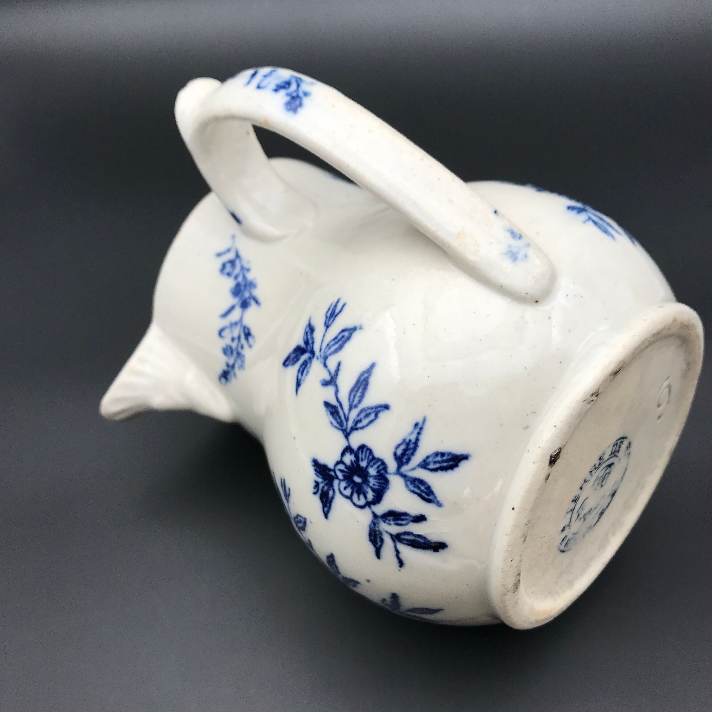 Vintage pitcher iron earth