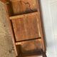 Solid oak desk with 1 drawer 90x48cm