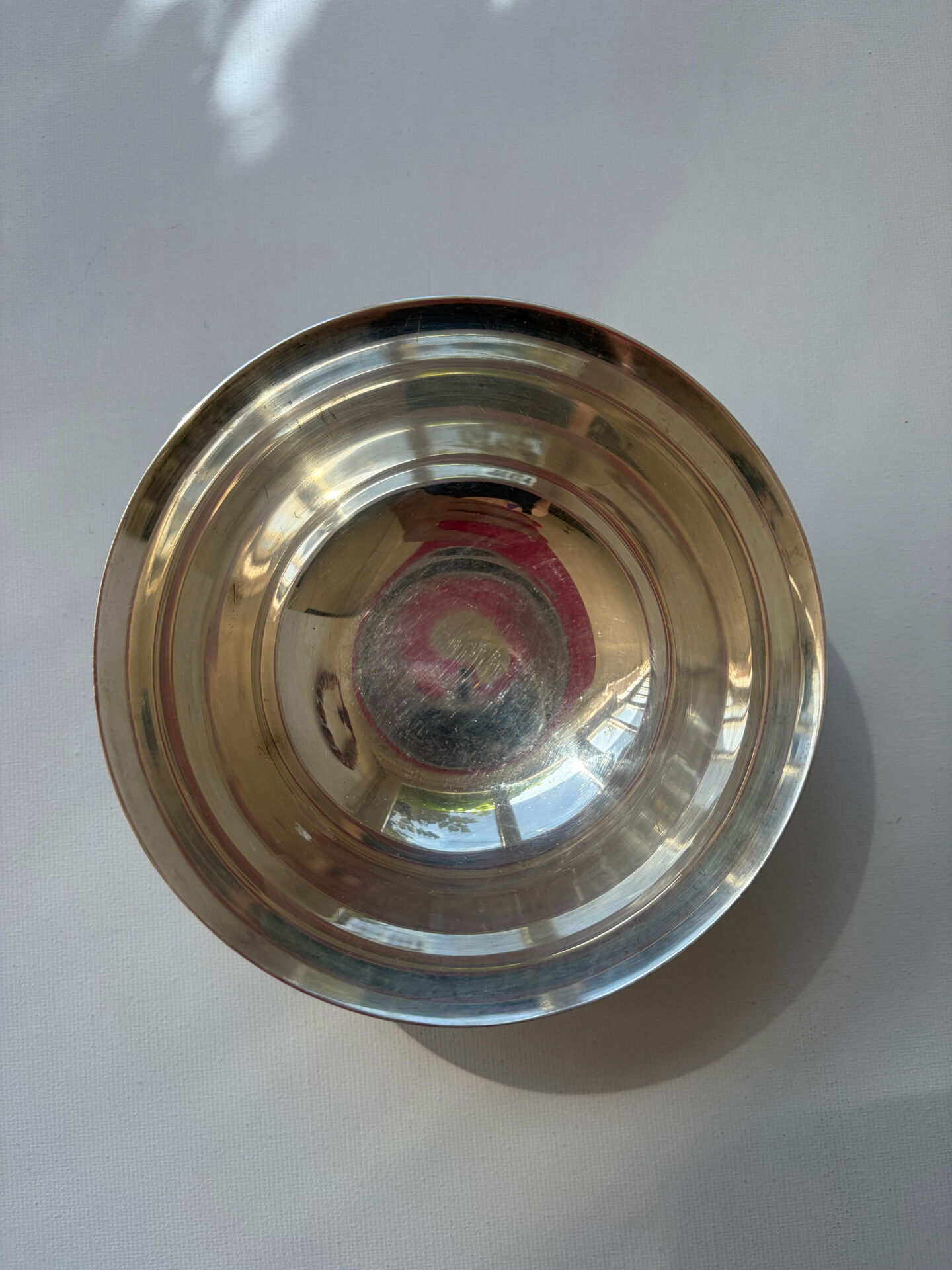 Coupelle / saucière en métal argenté