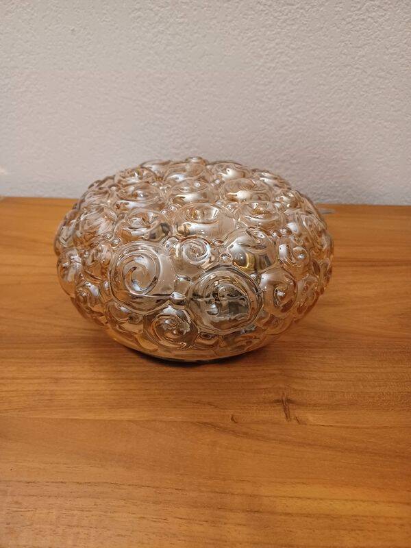 Helena Tynell smoked glass ceiling light - snail model 60/70