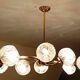 Large maison Arlus chandelier 40s/50s