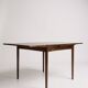 Table à manger carrée extensible scandinave - Poul Hundevad - 1960