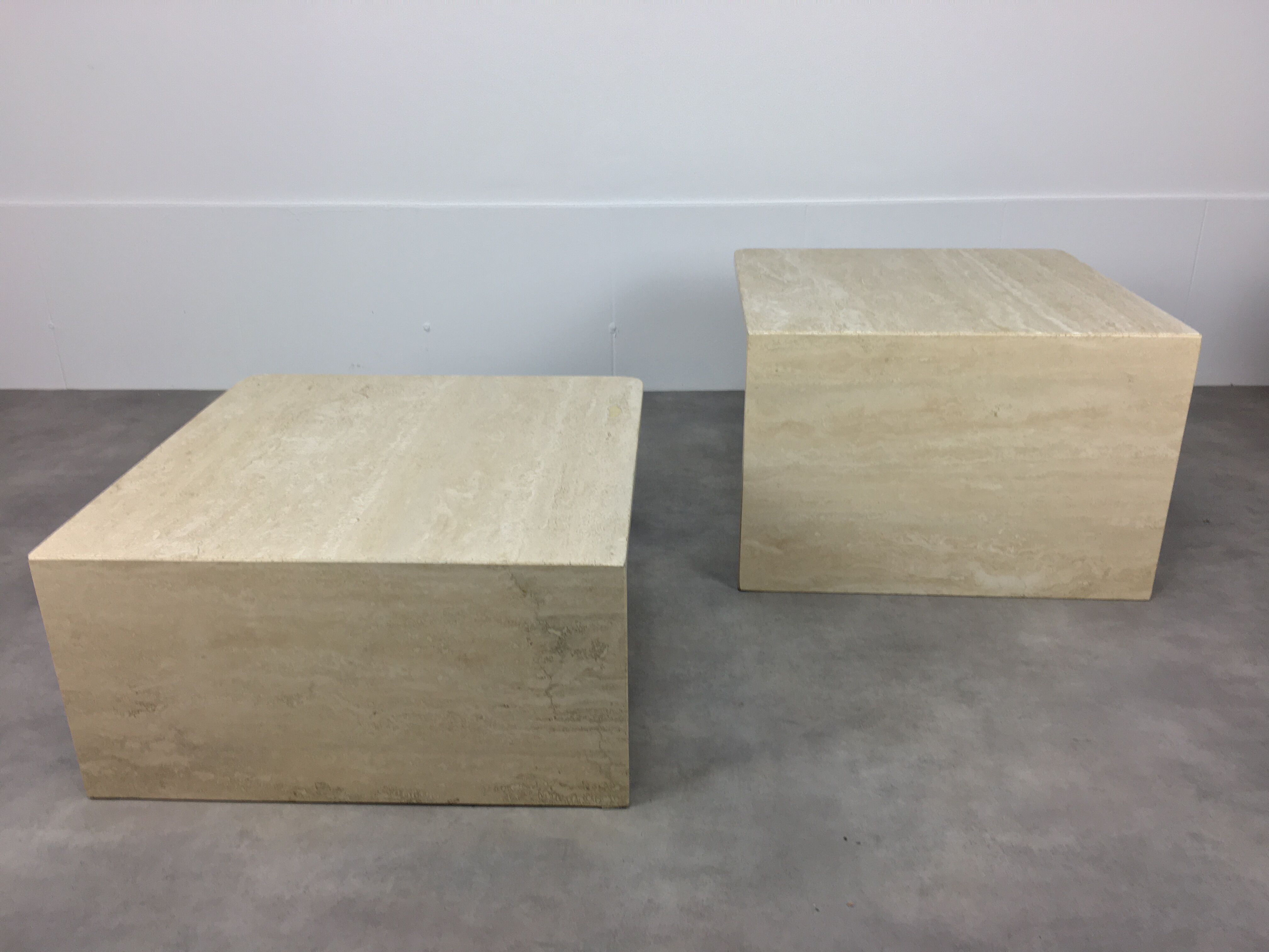 Travertine coffee table set, sofa tips