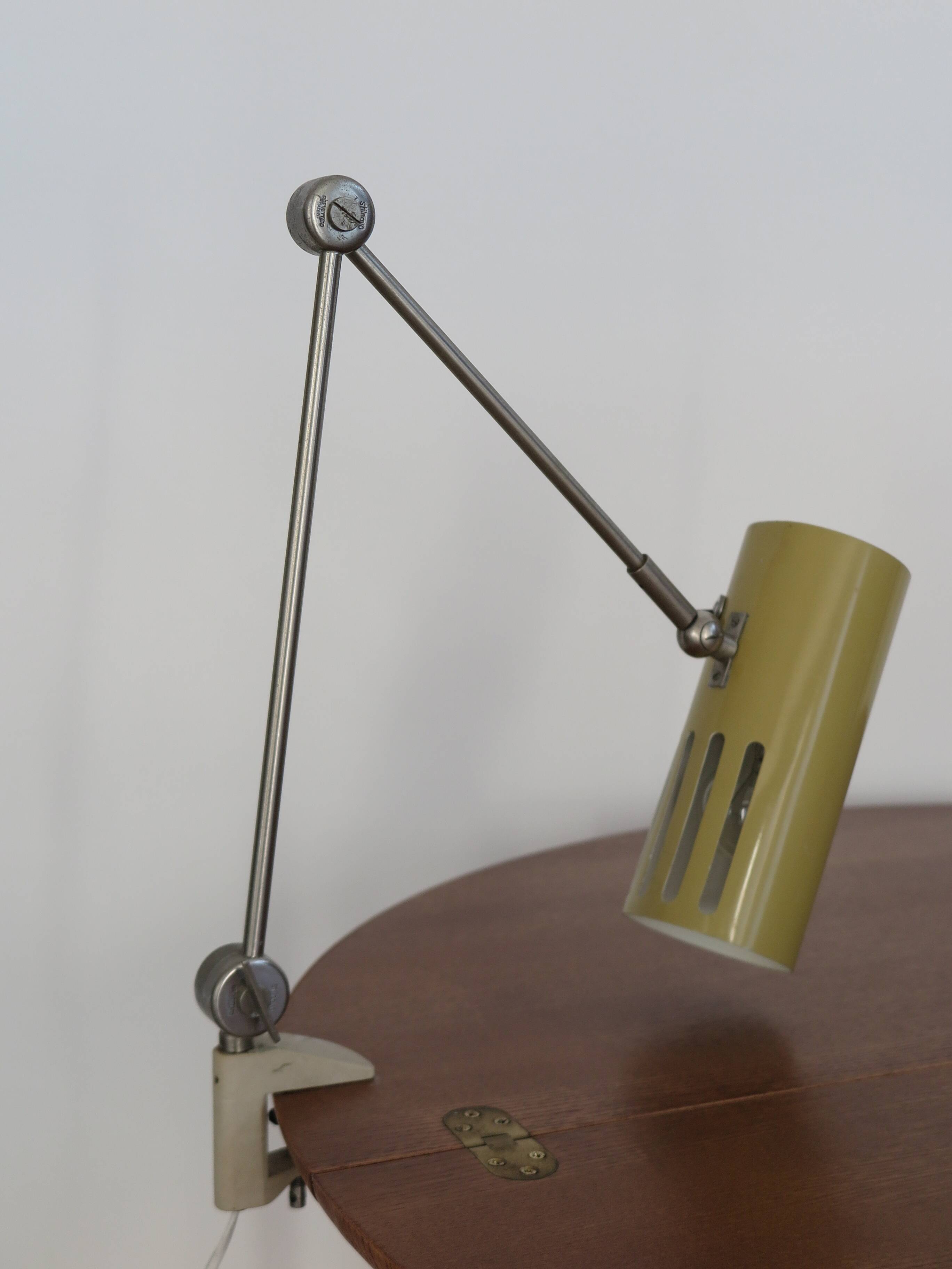 Stilnovo Italian metal clamp lamp 1950s