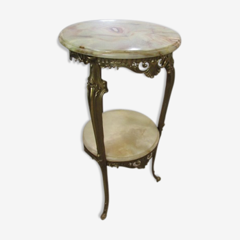 Table d'appoint en bronze tripode