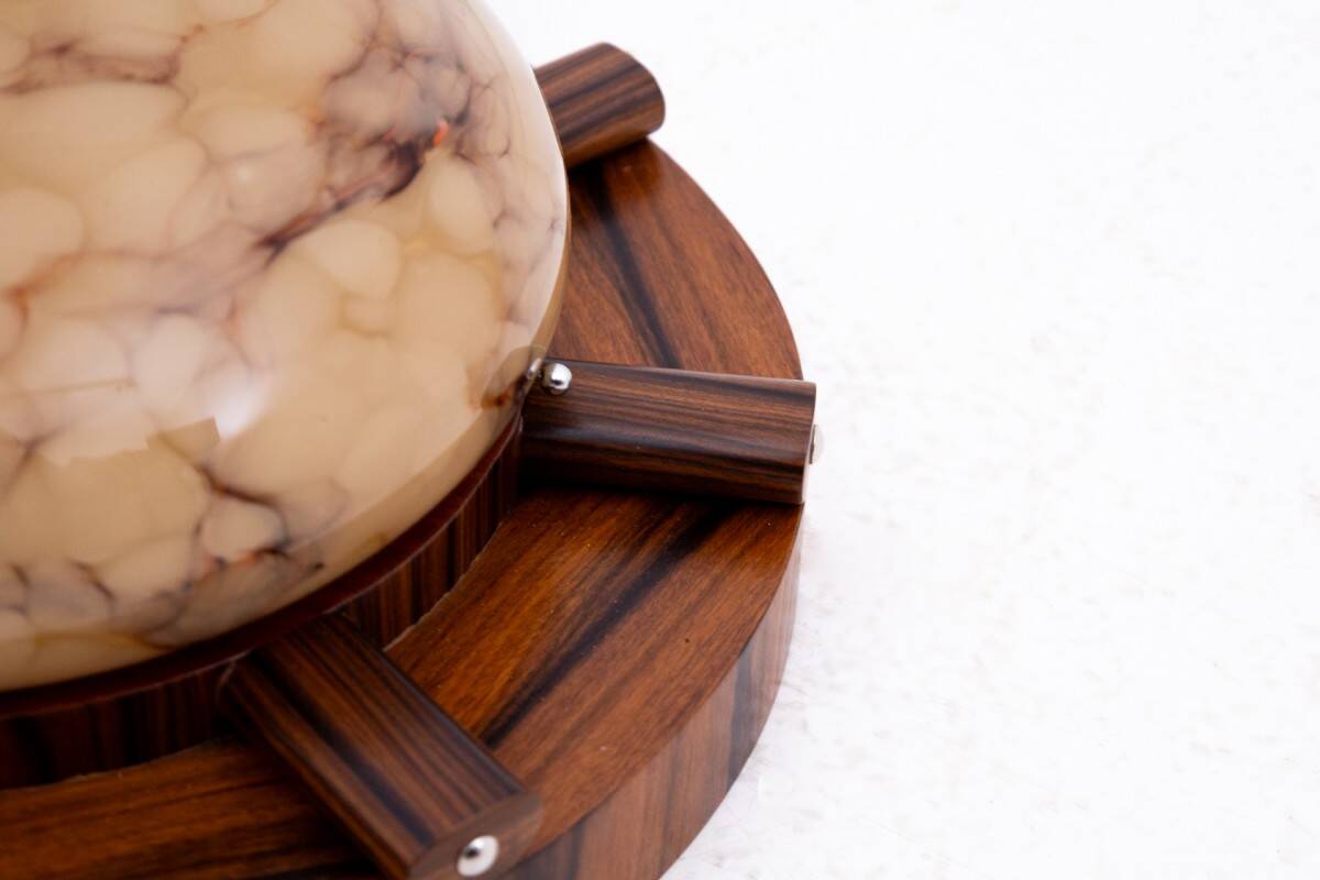 Art Deco lamp/ceiling, Poland, 1950s.