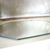 Miroir mercure hexagonal biseauté