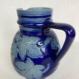 Betschdorf Alsace salt stoneware pitcher signed Schmitter Roger