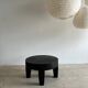 Coffee table en bois massif monoxyle noir