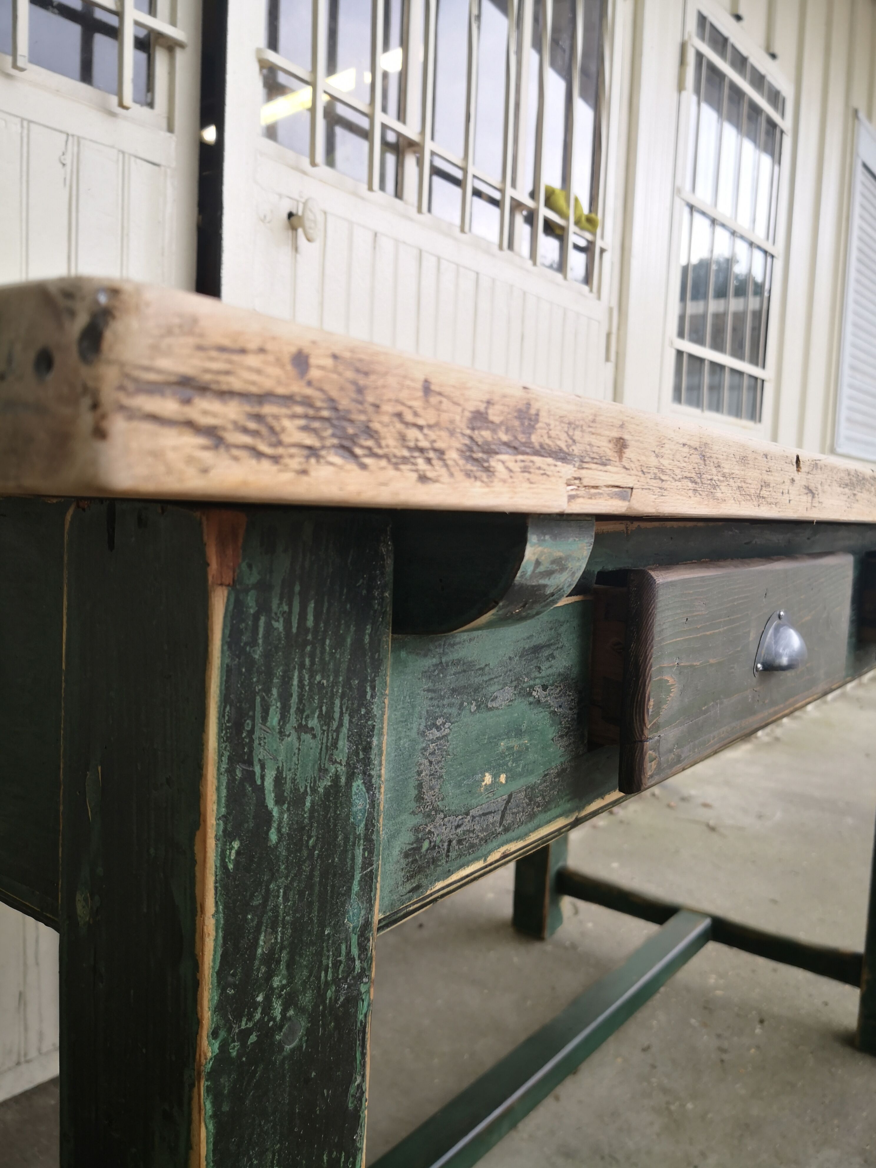 Vintage farmhouse table 1,50m, old