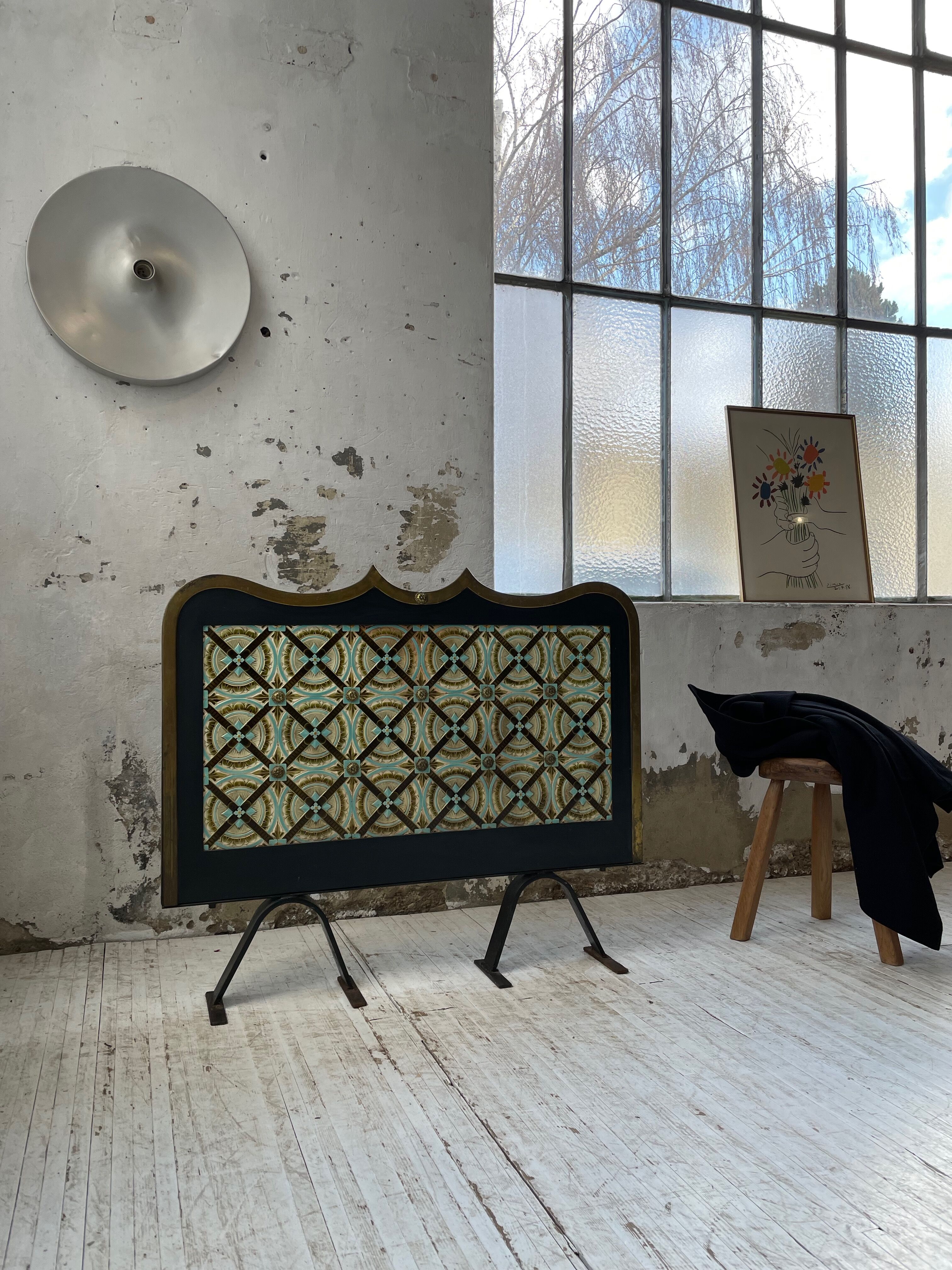 Firewall cast iron and ceramics 50s